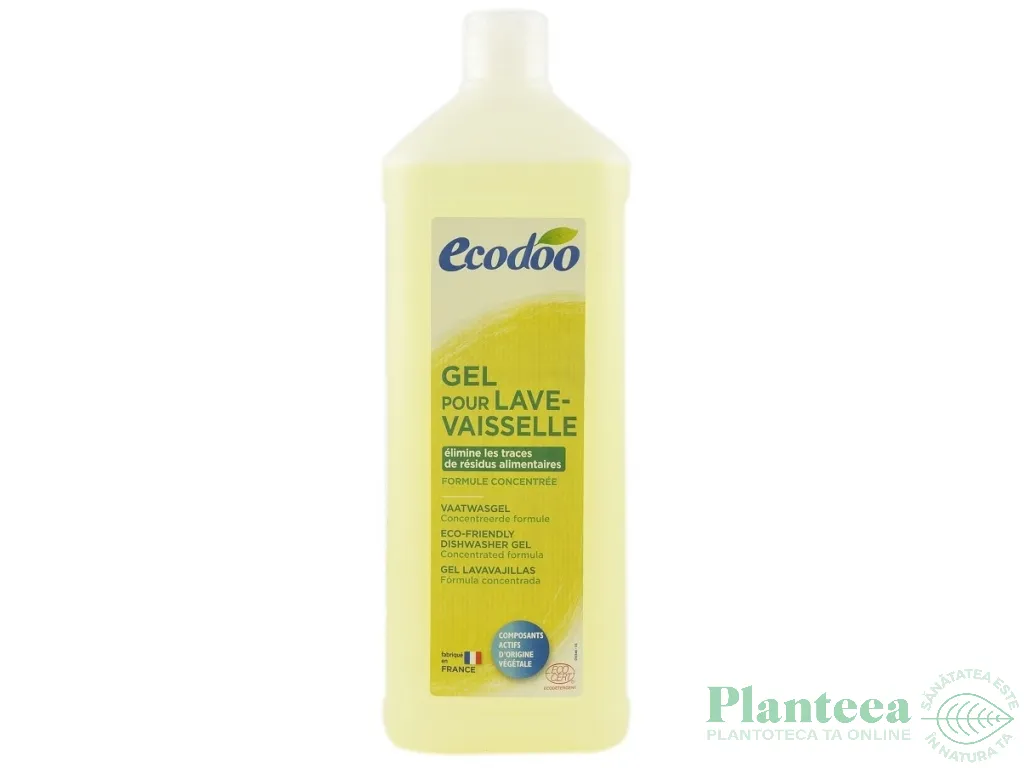 Detergent gel vase masina spalat {a} 1L - ECODOO