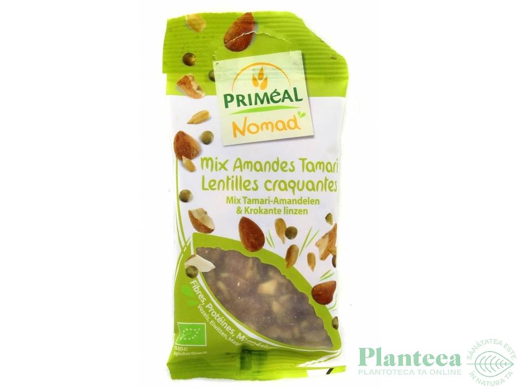 Mix migdale tamari linte crocanta eco 40g - PRIMEAL