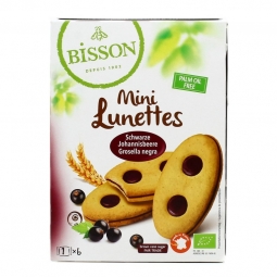 Biscuiti mini ochelari ciocolata lapte eco 175g - BISSON