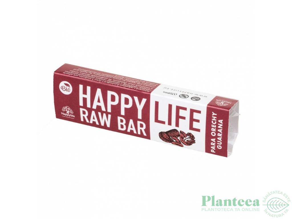 Baton raw nuci braziliene guarana eco 42g - HAPPYLIFE