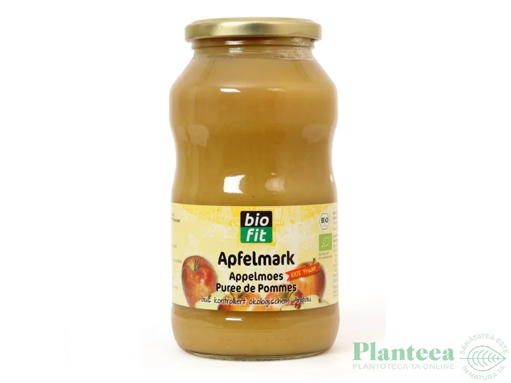 Piure mere neindulcite eco 700g - BIOFIT