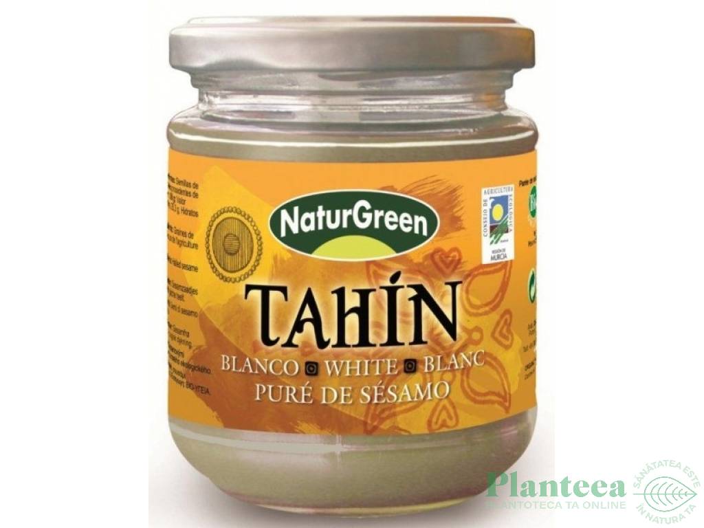 Pasta susan decojit Tahini usor prajit eco 300g - NATURGREEN