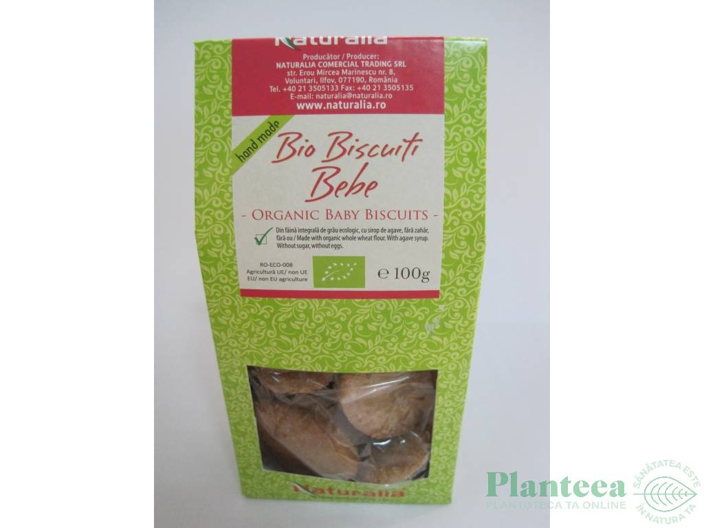 Biscuiti ecologici bebe eco 100g - NATURALIA