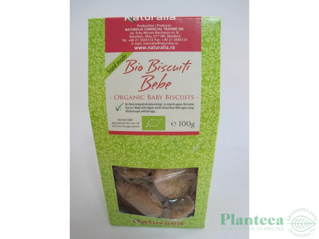 Biscuiti ecologici bebe eco 100g - NATURALIA