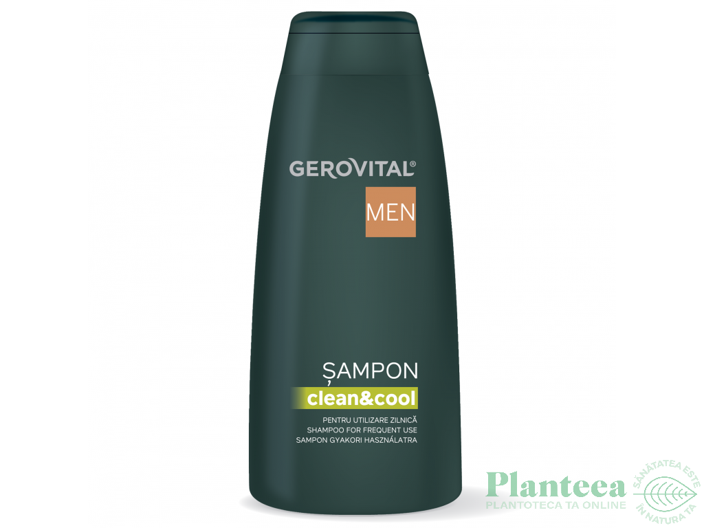 Sampon clean&cool utilizare zilnica barbati 400ml - GEROVITAL MEN