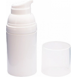 Flacon plastic alb airless Oly fara pompa 40ml - ELLEMENTAL