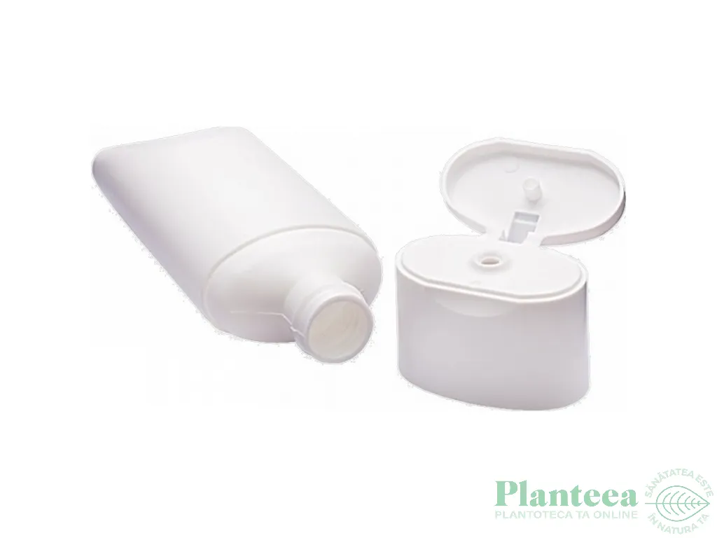 Flacon plastic alb tip tub moale 75ml - ELLEMENTAL