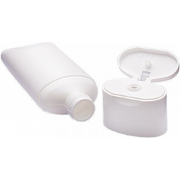 Flacon plastic alb tip tub moale 75ml - ELLEMENTAL