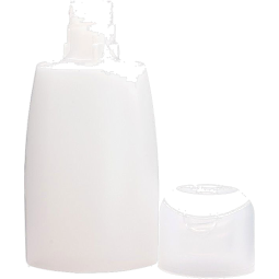 Flacon plastic translucid Bea fara capac 100ml - ELLEMENTAL