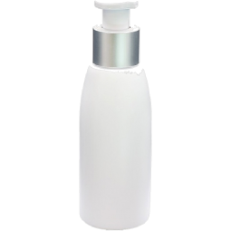 Flacon plastic alb Gaia cu pompa medie 100ml - ELLEMENTAL
