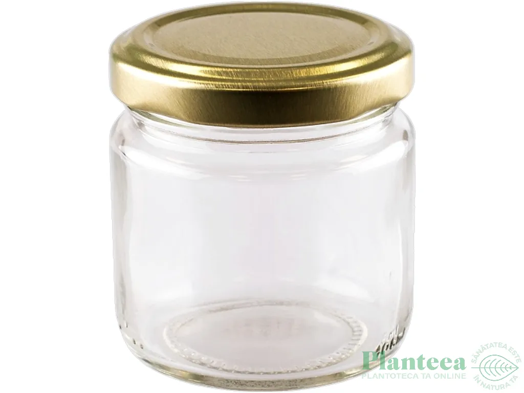 Borcanel sticla transparenta Zoia cu capac 100ml - ELLEMENTAL