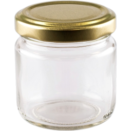 Borcanel sticla transparenta Zoia cu capac 100ml - ELLEMENTAL