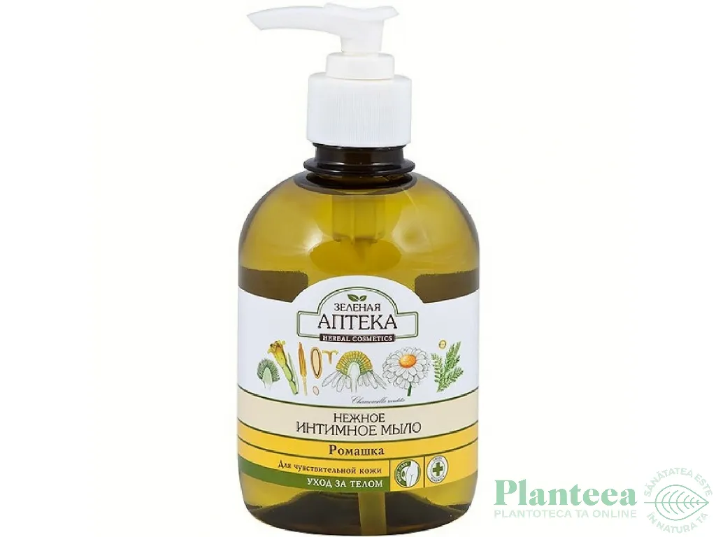 Gel igiena intima piele sensibila musetel alantoina 370ml - ZELENAYA APTEKA