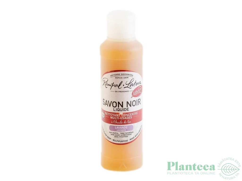 Sapun negru concentrat degresant lavanda 250ml - RAMPAL LATOUR