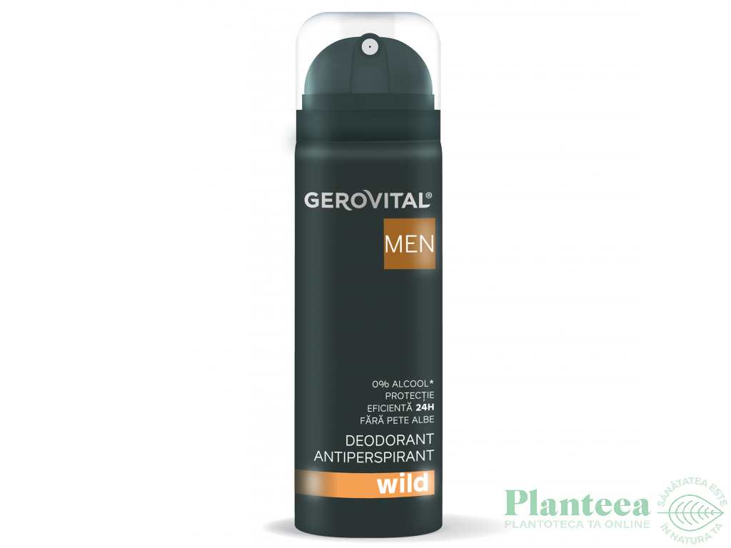 Deodorant spray antiperspirant Wild barbati 150ml - GEROVITAL MEN