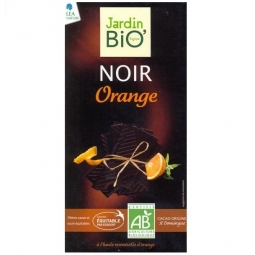 Ciocolata neagra 55% portocala eco 100g - JARDIN BIO