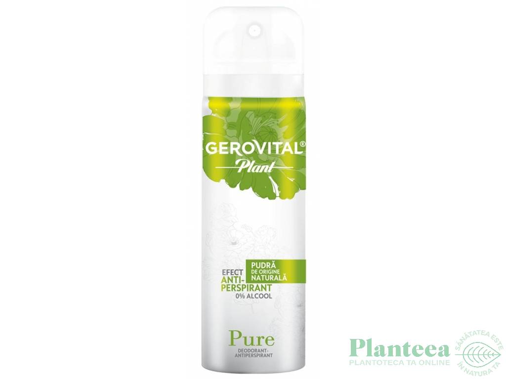 Deodorant spray antiperspirant Pure 150ml - GEROVITAL PLANT