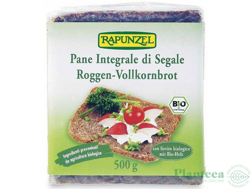 Paine integrala secara felii eco 500g - RAPUNZEL