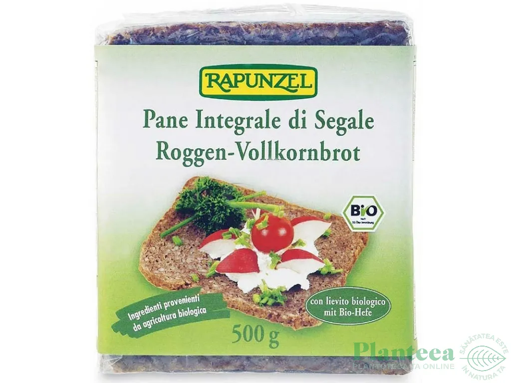 Paine integrala secara felii eco 500g - RAPUNZEL