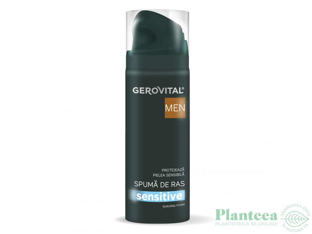 Spuma ras sensitive barbati 200ml - GEROVITAL MEN