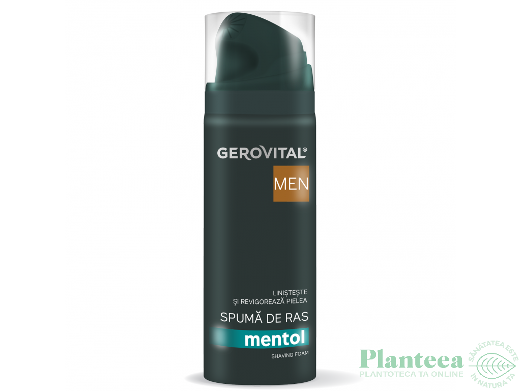 Spuma ras mentol barbati 200ml - GEROVITAL MEN