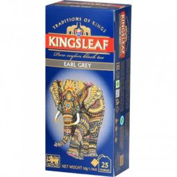 Ceai negru ceylon pur bergamota Earl Grey 2gx25dz - KINGSLEAF