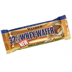 Baton proteic 32% WheyWafer vanilie iaurt 35g - WEIDER