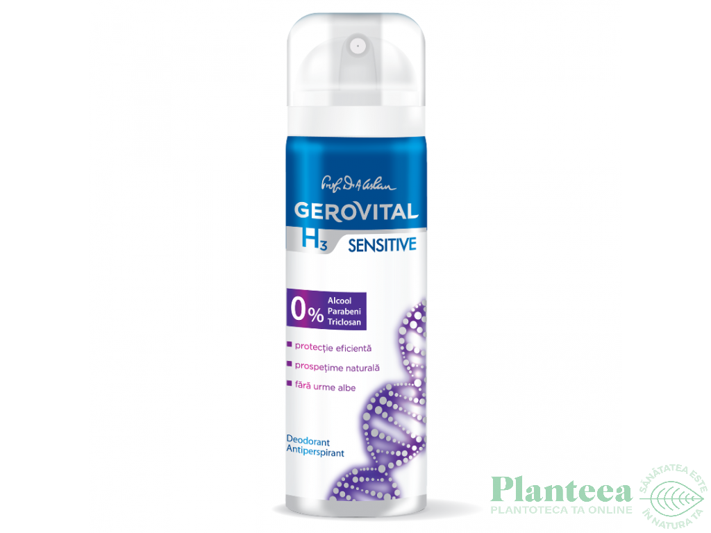Deodorant spray antiperspirant Sensitive 150ml - GEROVITAL H3 CLASSIC