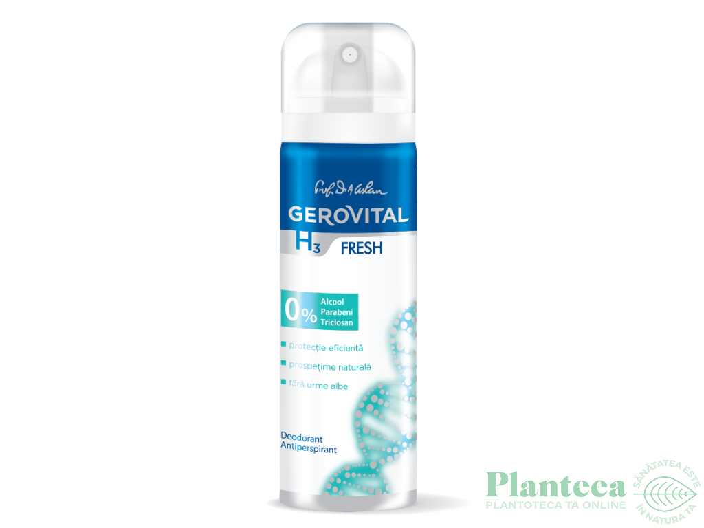 Deodorant spray antiperspirant Fresh 150ml - GEROVITAL H3 CLASSIC