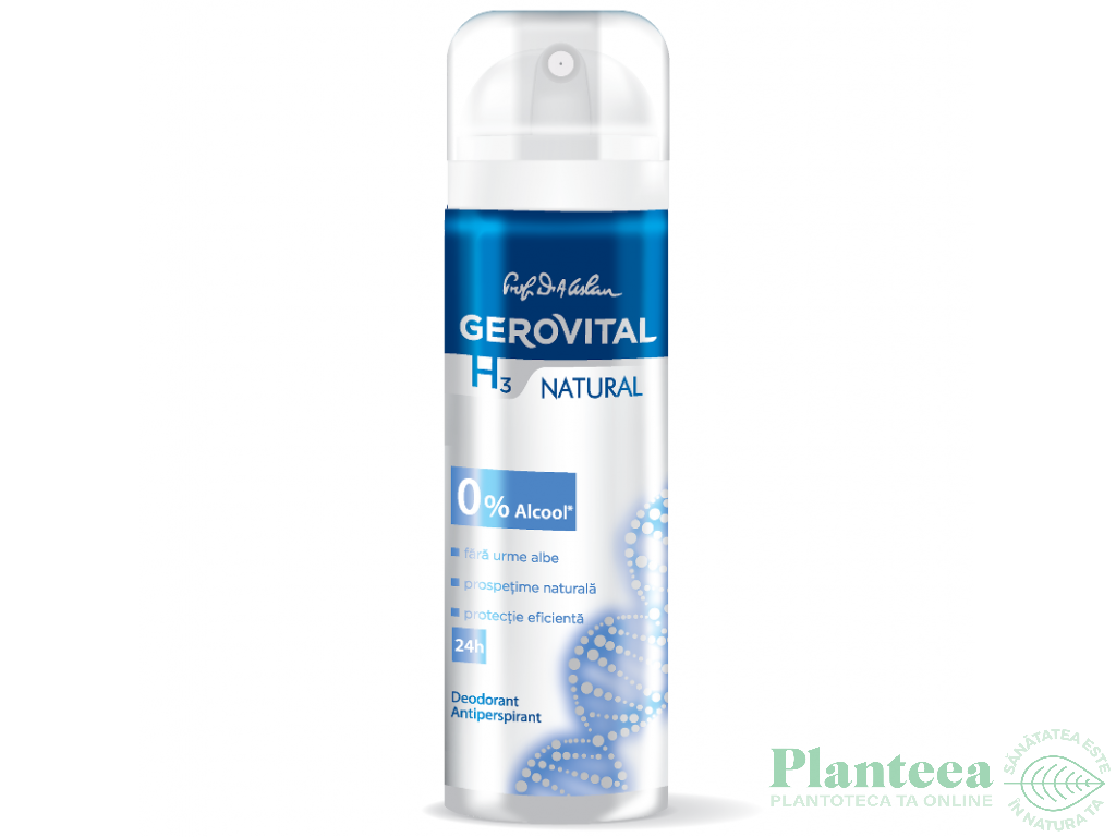 Deodorant spray antiperspirant Natural 150ml - GEROVITAL H3 CLASSIC