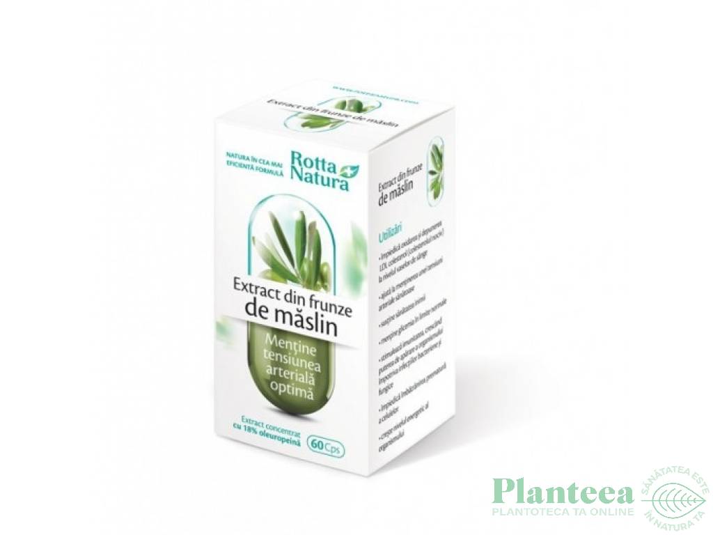 Maslin frunze extract 60cps - ROTTA NATURA