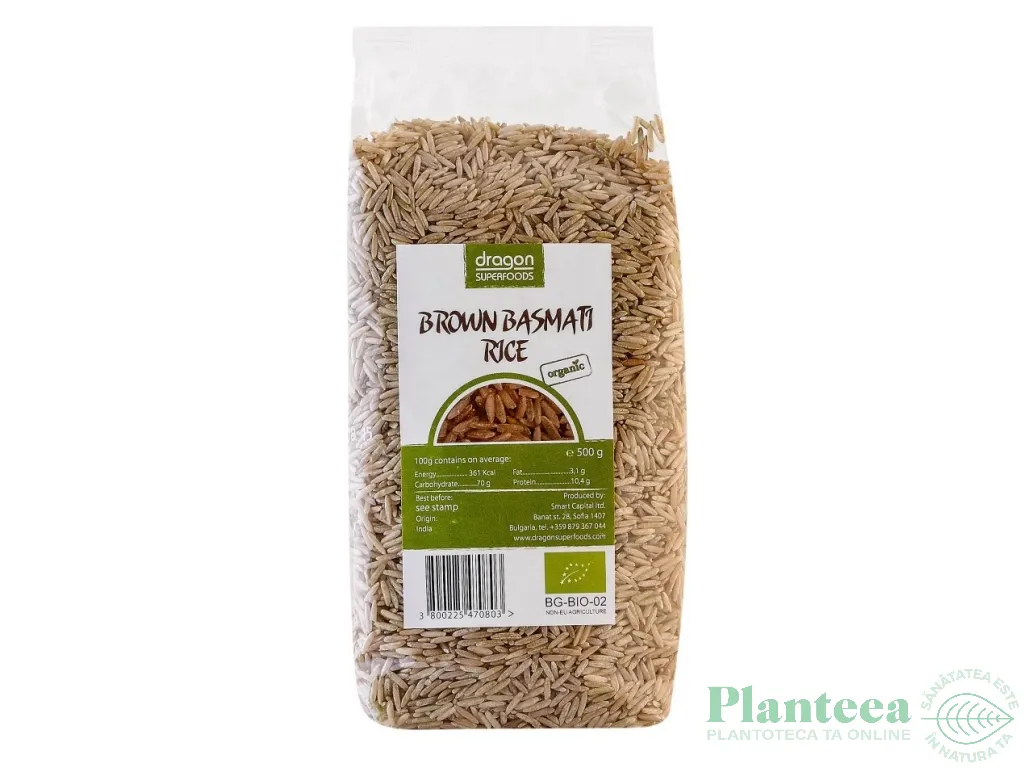 Orez basmati integral eco 500g - SMART ORGANIC