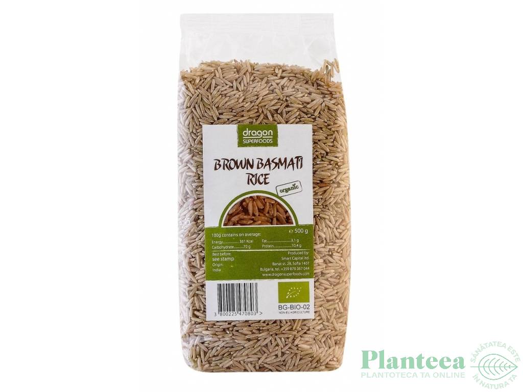 Orez basmati integral eco 500g - SMART ORGANIC