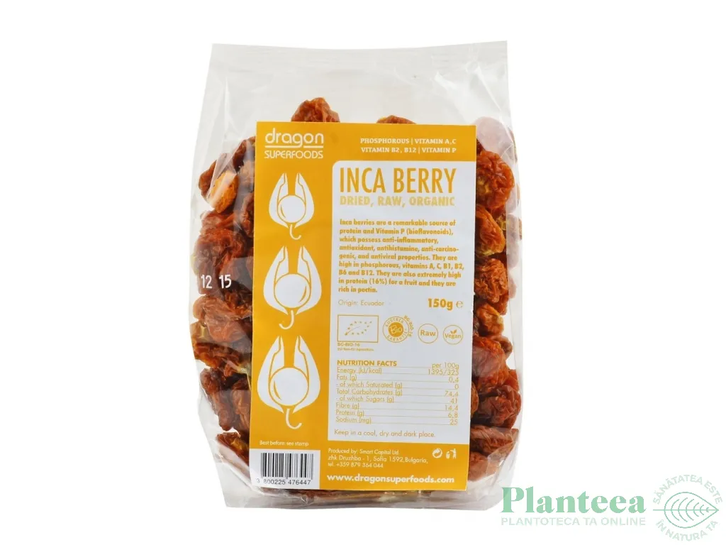 Incan fructe uscate eco 150g - DRAGON SUPERFOODS