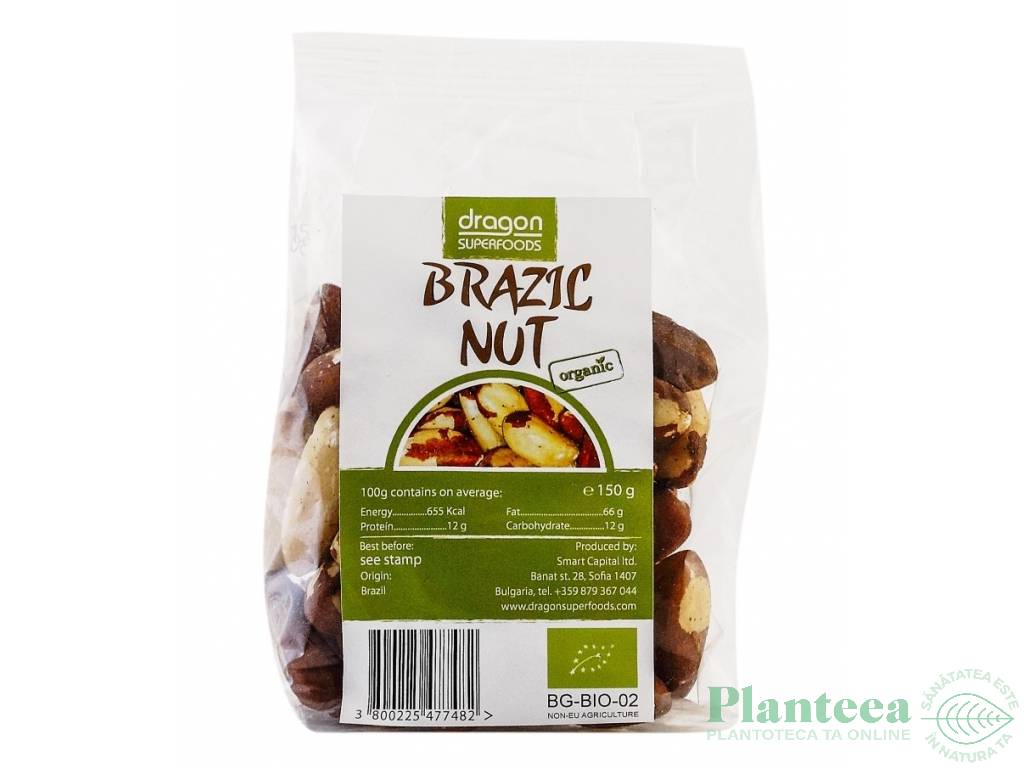 Nuci braziliene eco 150g - DRAGON SUPERFOODS