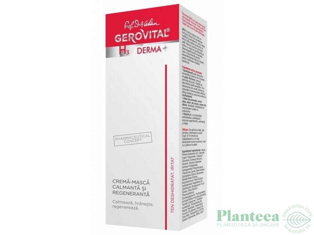 Crema masca calmanta regeneranta 50ml - GEROVITAL H3 DERMA+