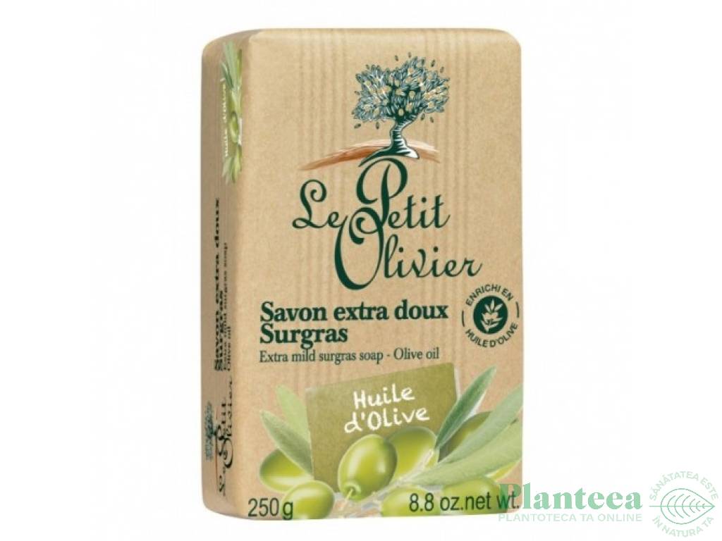 Sapun extra moale ulei masline 250g - LE PETIT OLIVIER