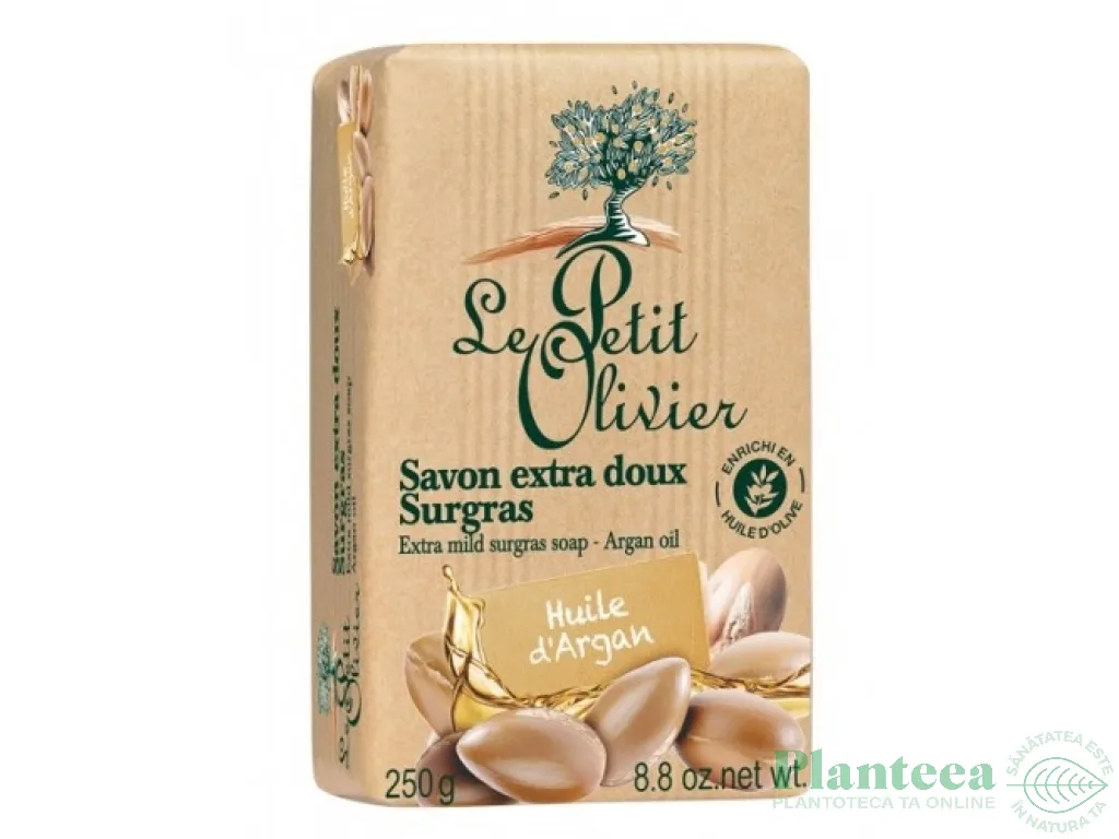 Sapun extra moale ulei argan 250g - LE PETIT OLIVIER