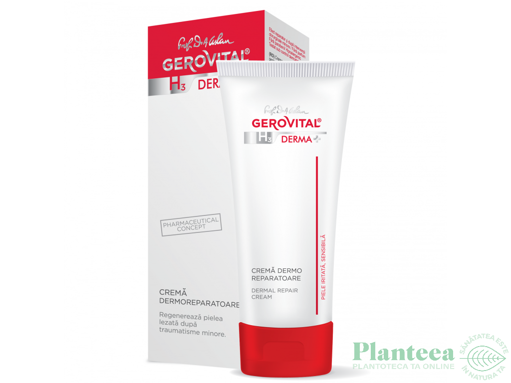 Crema dermoreparatoare 50ml - GEROVITAL H3 DERMA+