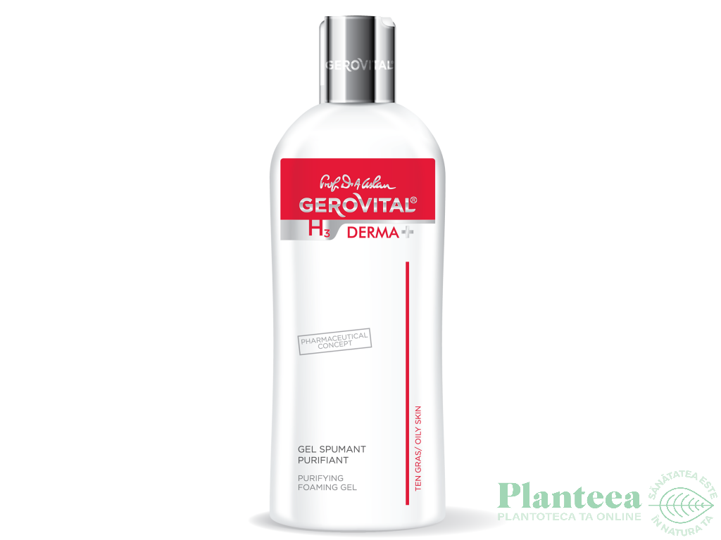 Gel spumant purifiant 200ml - GEROVITAL H3 DERMA+