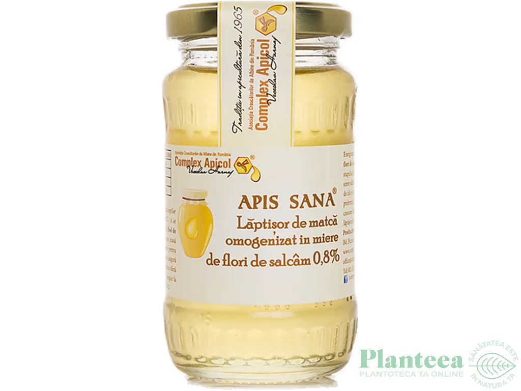 Laptisor matca omogenizat in miere 250g - COMPLEX APICOL