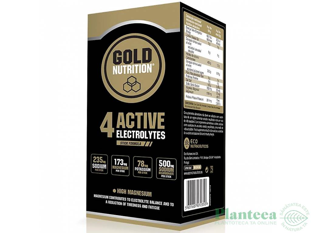 4 Active Electrolytes 10plx3g - GOLD NUTRITION