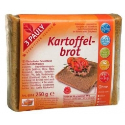 Paine cereale fara gluten fulgi cartofi 250g - 3 PAULY