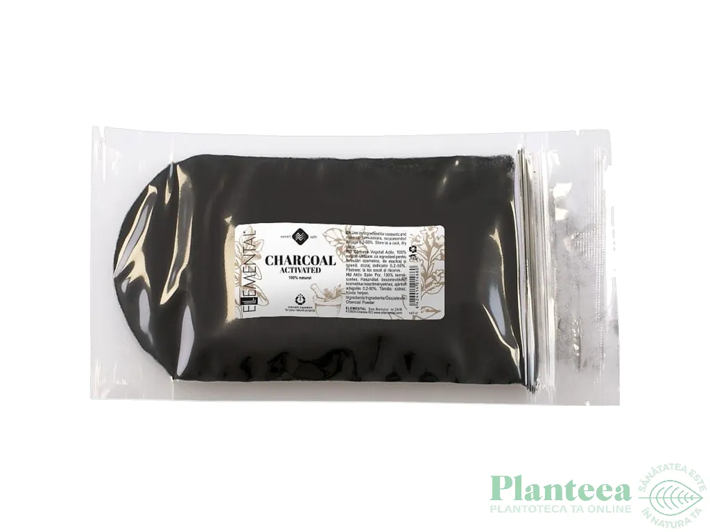 Carbune vegetal activ pudra 25g - ELLEMENTAL