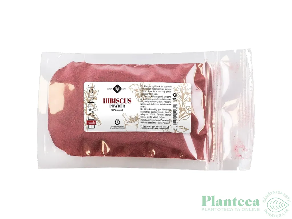 Pudra flori hibiscus 50g - ELLEMENTAL