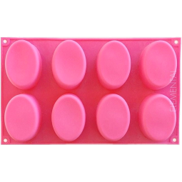 Forma sapun Oval 8cavitati - ELLEMENTAL
