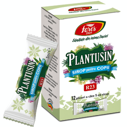 Sirop Plantusin copii plicuri 12x5ml - FARES