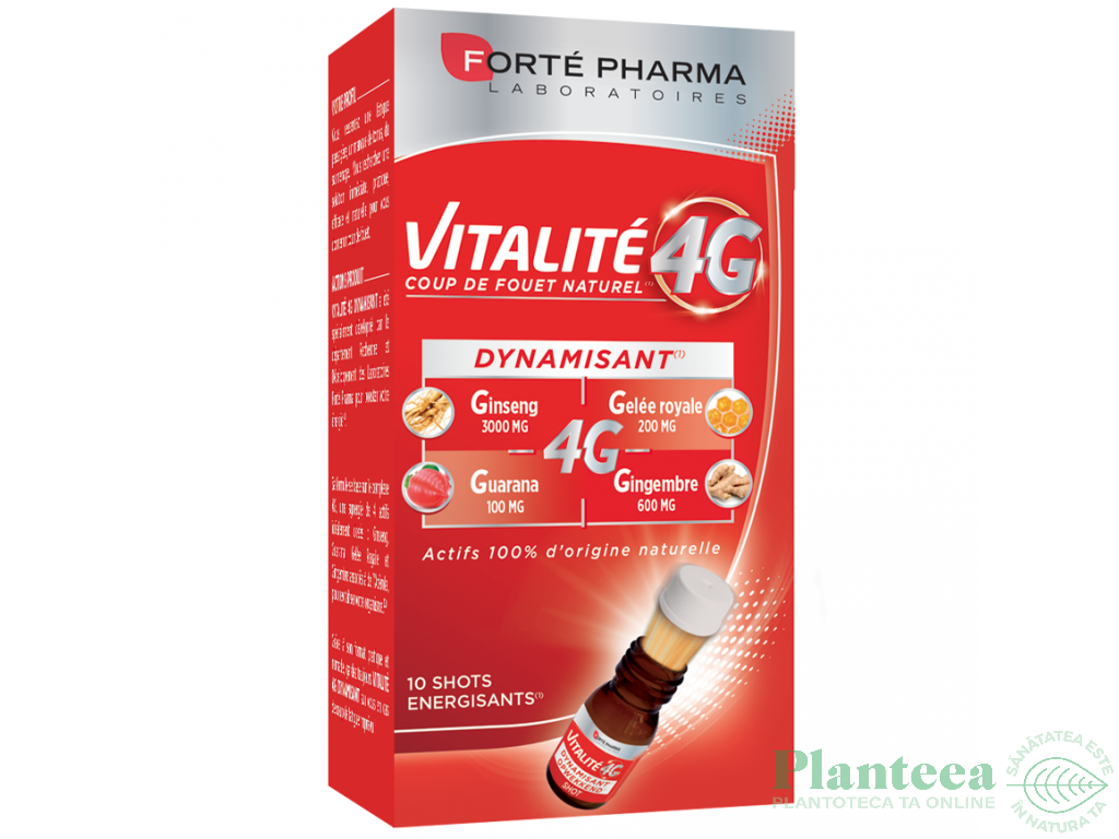 Vitalitate 4G Energizant 10fl - FORTE PHARMA