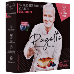 Prajitura fructe padure fara gluten 350g - PAGOTTO