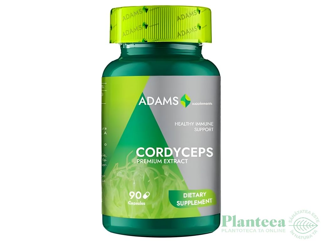 Cordyceps [Ciuperca tibetana] 300mg 90cps - ADAMS SUPPLEMENTS